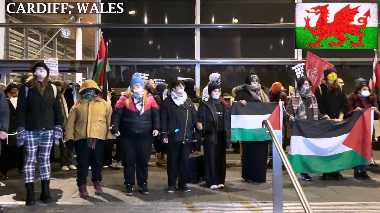 Protect The Right To Boycott, Senedd, Cardiff Bay☮️