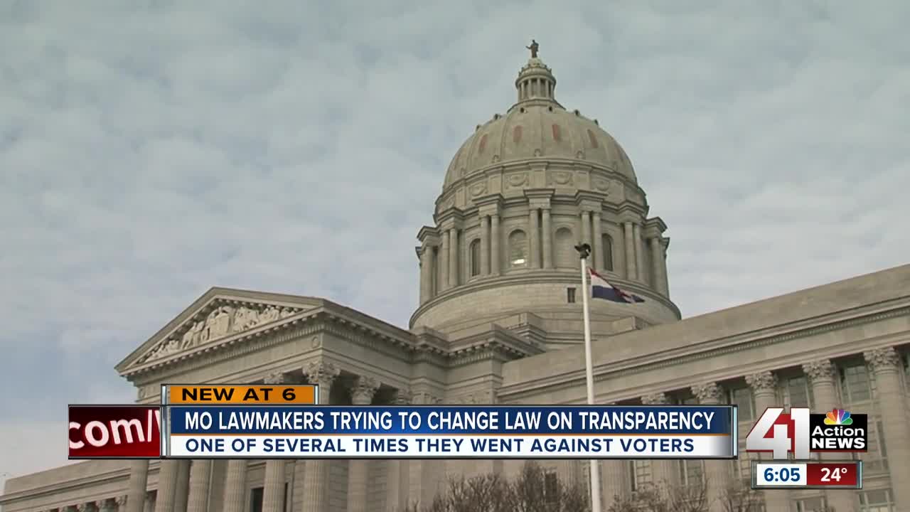 Missouri lawmakers work to overturn voter approved amendment