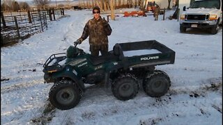 2000 Polaris Sportsman 500 6x6 Drifting!