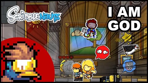 terrorizing the art world in SCRIBBLENAUTS