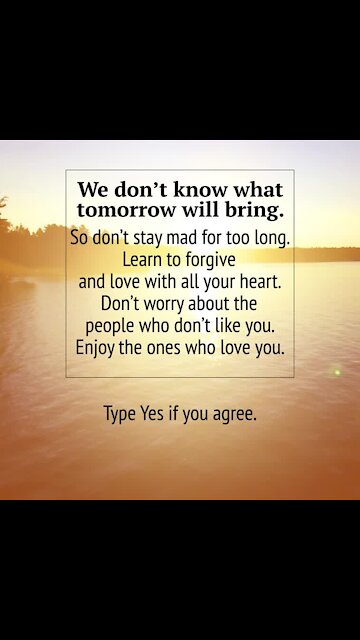 We don't know what tomorrow will bring [GMG Originals]