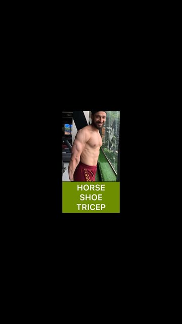 BUILD HORSE SHOE TRICEP | Tricep Workout #shorts