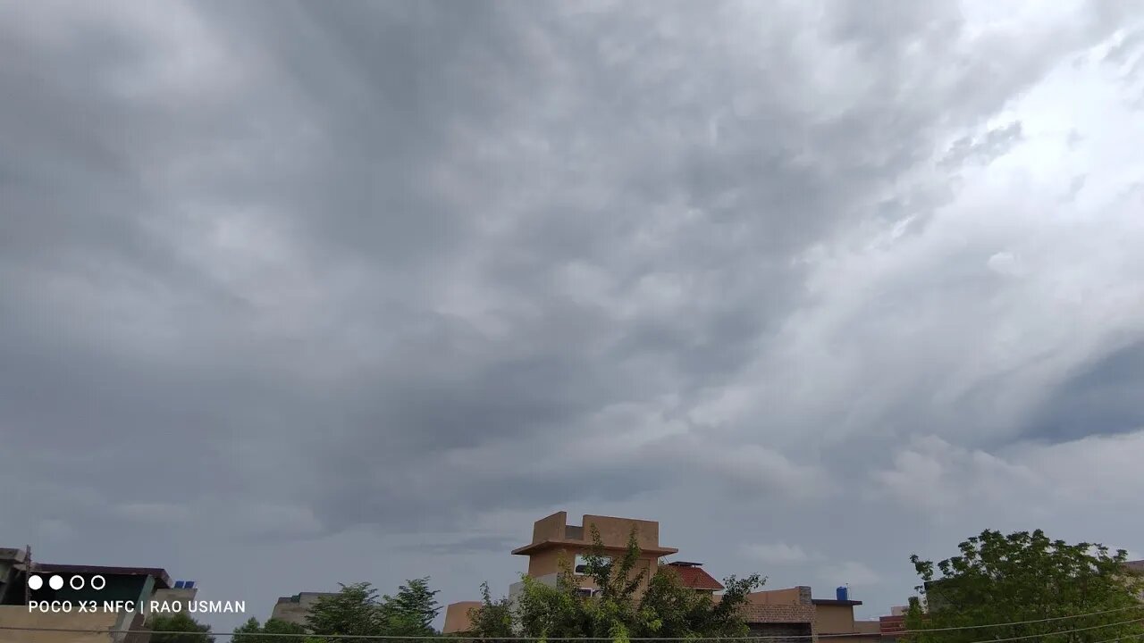 Low Level Clouds in Lahore today!