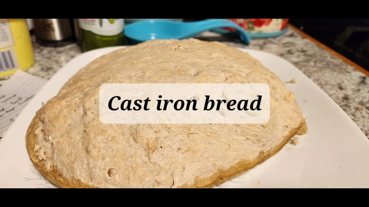 Cast iron bread #castironcooking