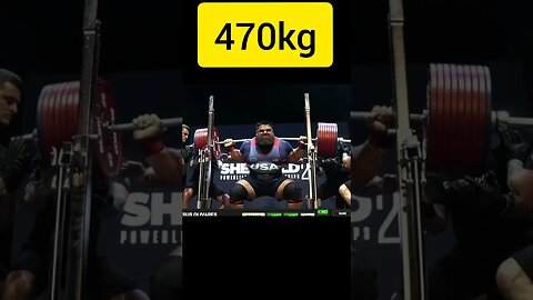 Agachamento de 470kg de Jesus Olivares - 2023. #Shorts