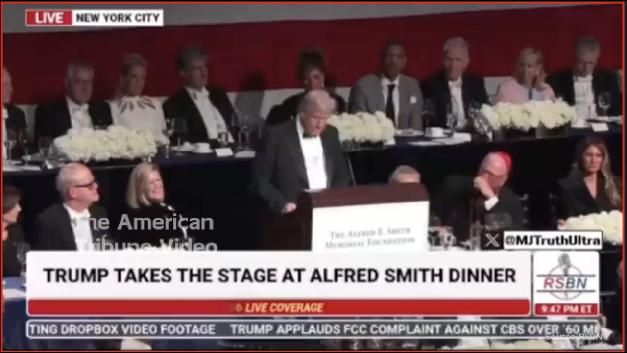 Trump Blasts Gretchen Whitmer Eucharist Mockery During Roast at NYC Dinner