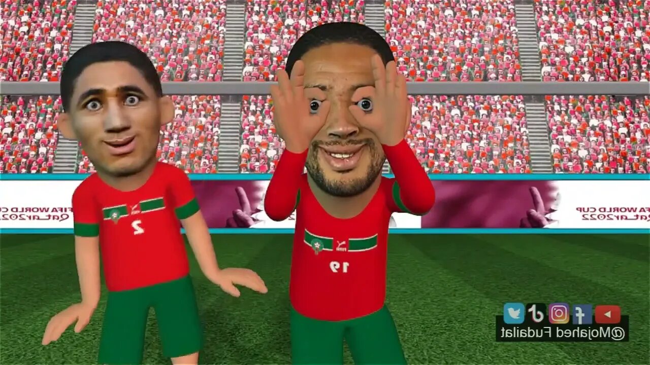 Morocco beats Portugal to reach Semi Final #Cristiano_Ronaldo