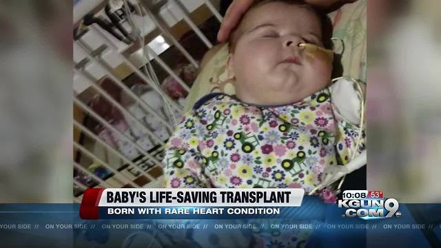 Tucson infant receives half-million dollar heart transplant