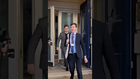 Mp David Davies walked out the door #london