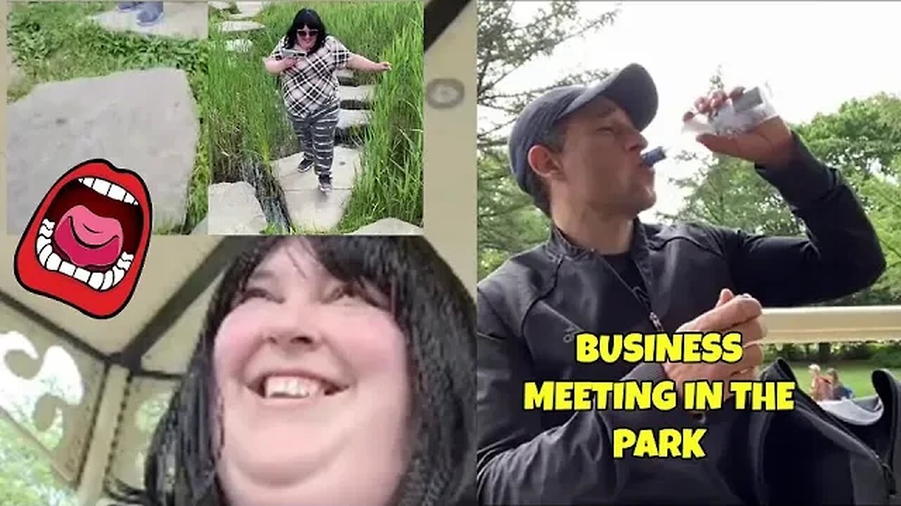 Foodie Beauty Took Her Business Partner To The Park He Was Filming As Well Lets See It Together