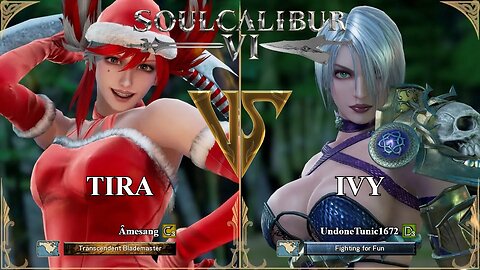 SoulCalibur VI — Amesang (Tira) VS UndoneTunic1672 (Ivy) | Xbox Series X Ranked