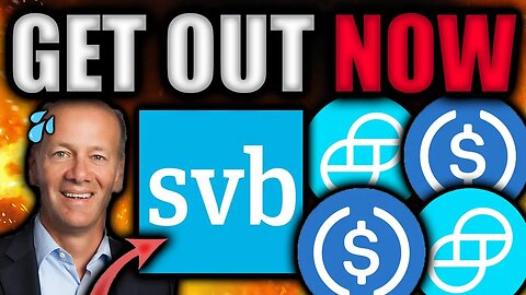 CRYPTO STABLECOINS COLLAPSING NEXT?! ⚠️ Silicon Valley Bank Goes Down!