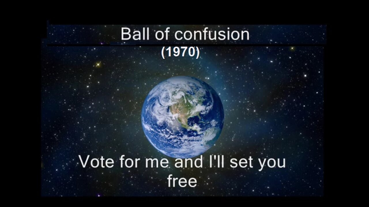 🎵The Temptations🎵 - 'Ball Of Confusion' - (Lyrics video)