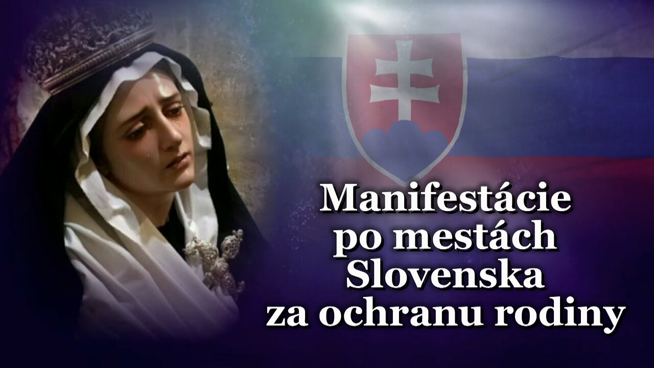 Manifestácie po mestách Slovenska za ochranu rodiny, 15.9.2024