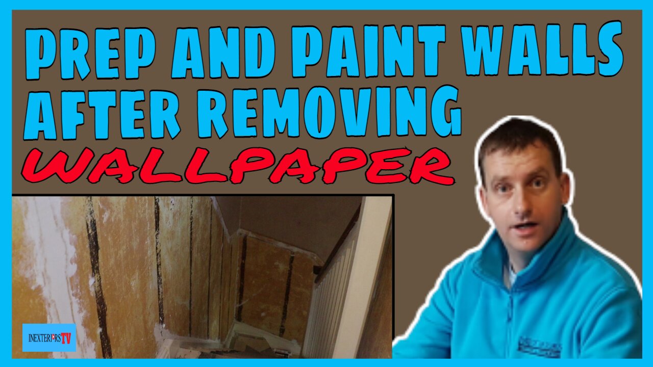 How to prep & paint walls after the wallpaper has been removed.