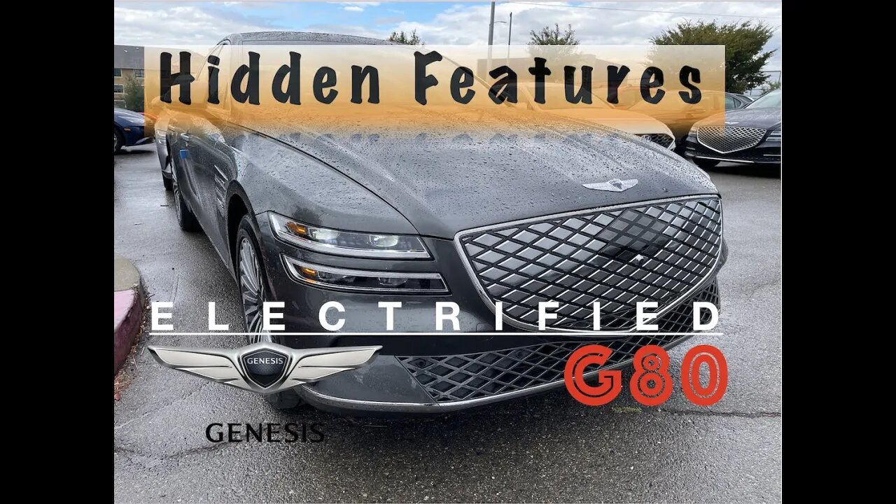 Hidden Features 2023 Genesis Electrified G80 AWD