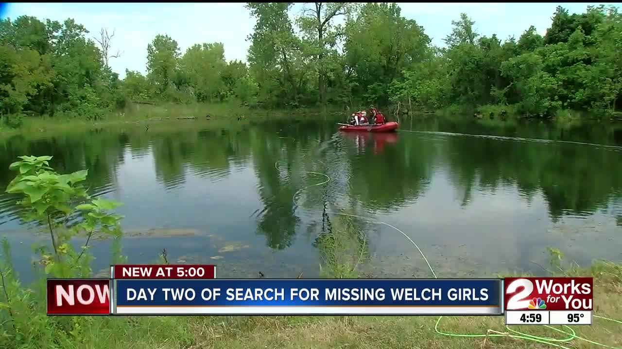 No significant findings during day two of search for Welch girls