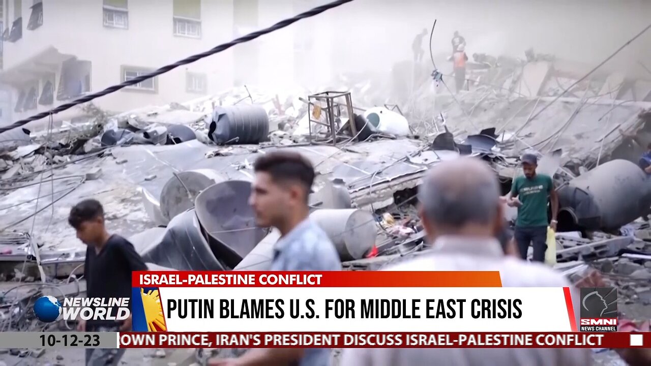 Putin blames U.S. for Middle East crisis