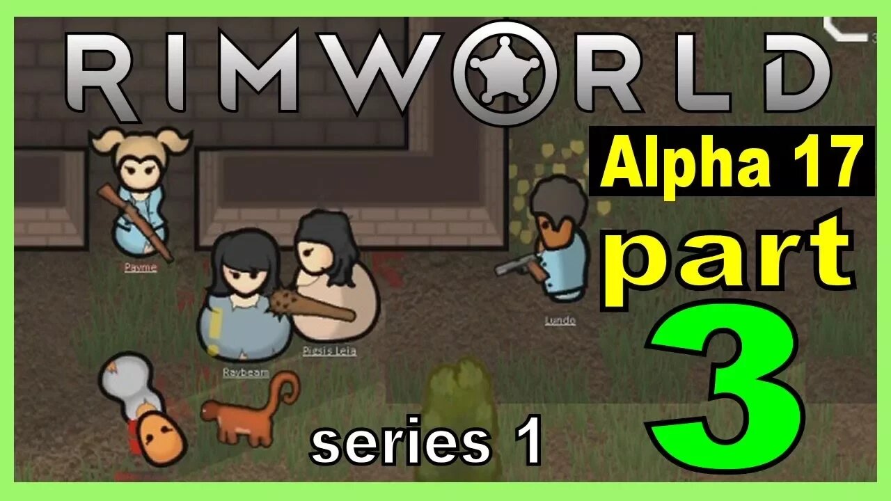 Rimworld part 3 - Recoving Gastropods [Alpha 17 Let's Play]