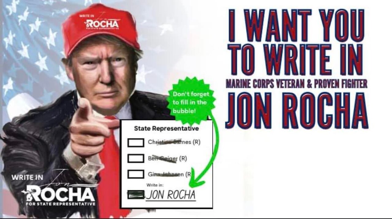 Trump-endorsed Candidate Jon Rocha Fights Back After Being Kicked Off Ballot