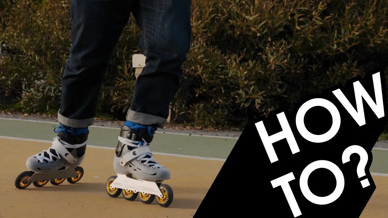 HOW TO T-STOP WITH INLINE SKATES