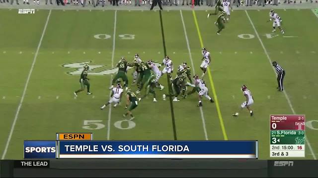 Darius Tice, Quinton Flowers lead No. 21 USF to 43-7 rout of Temple