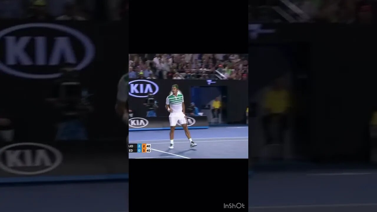 Roger Federer is a MAGICIAN!! 🤯 #tennis #shorts