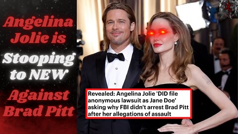 Angelina Jolie FILED the Lawsuit to the FBI to Get Brad Pitt Charged! Evil Divorce Tactics EXPOSED!