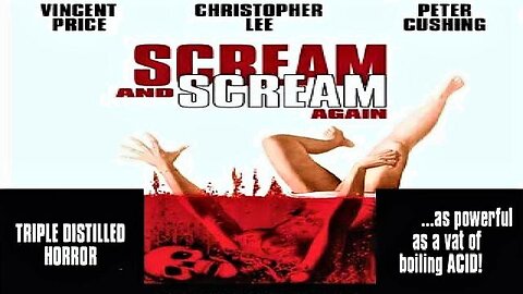 SCREAM AND SCREAM AGAIN 1970 Serial Killer Leaves Victims Drained of Blood FULL MOVIE HD & W/S