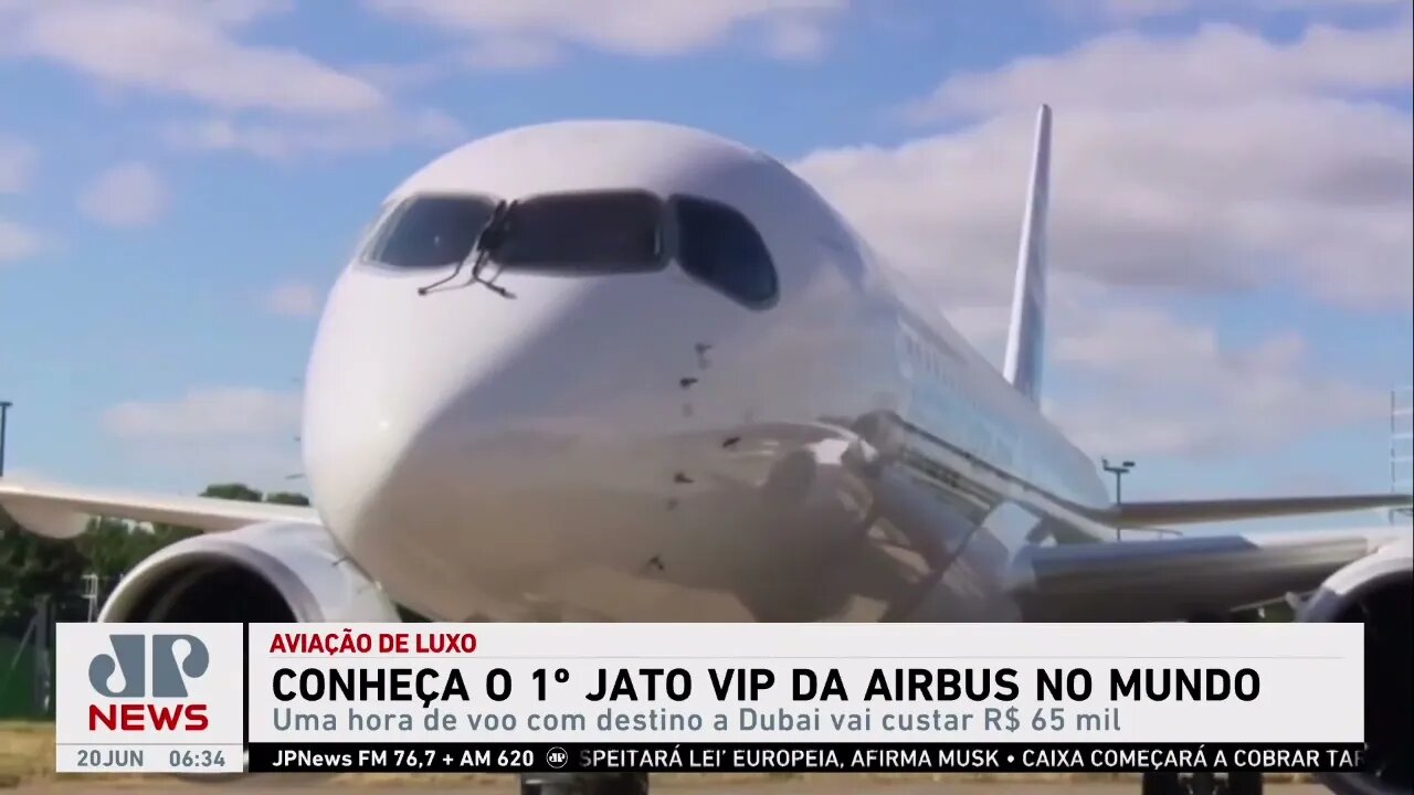 Bruno Meyer: Conheça o primeiro jato Vip da Airbus no mundo