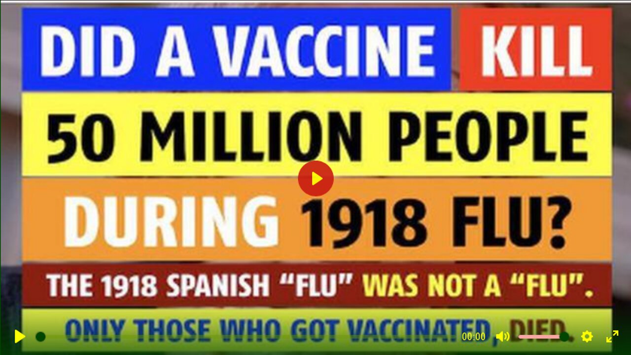 THEY ONLY MANAGED TO KILL 50 MILLION LAST TIME WITH A VACCINE..