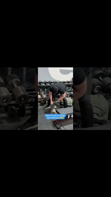 A Rough Day at the Gym 😔 #shorts