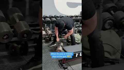 A Rough Day at the Gym 😔 #shorts