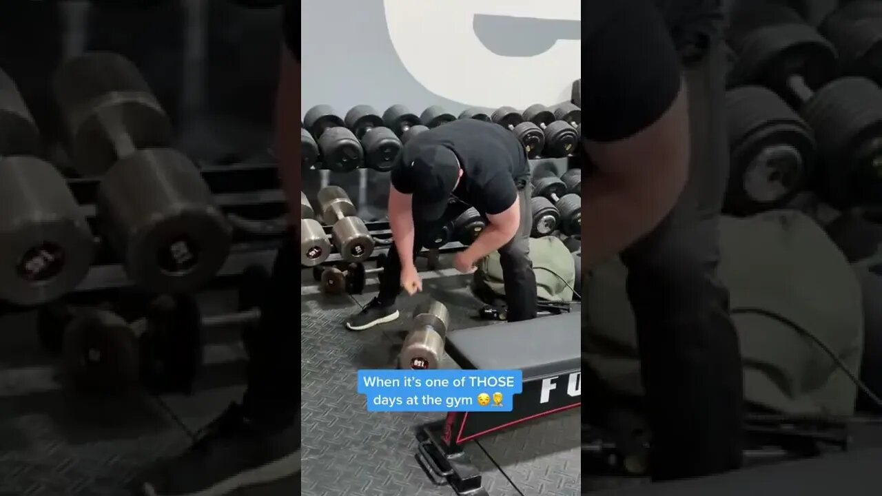 A Rough Day at the Gym 😔 #shorts