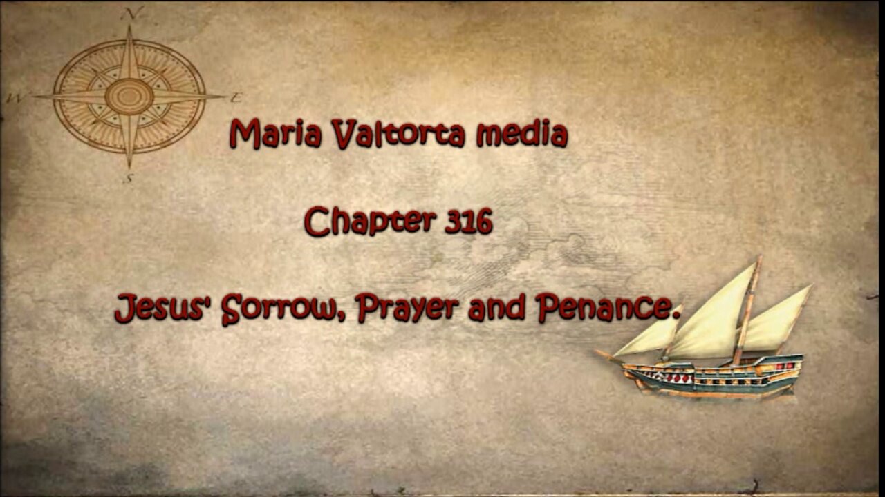 Jesus' Sorrow, Prayer and Penance.