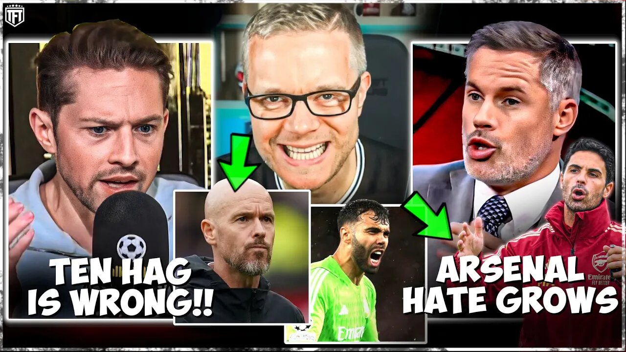 CRAZY ARSENAL HATE & RAYA DEBATE 😮 Mark Goldbridge SLAMS TEN HAG🤬Rory Jennings IS SO RIGHT✅