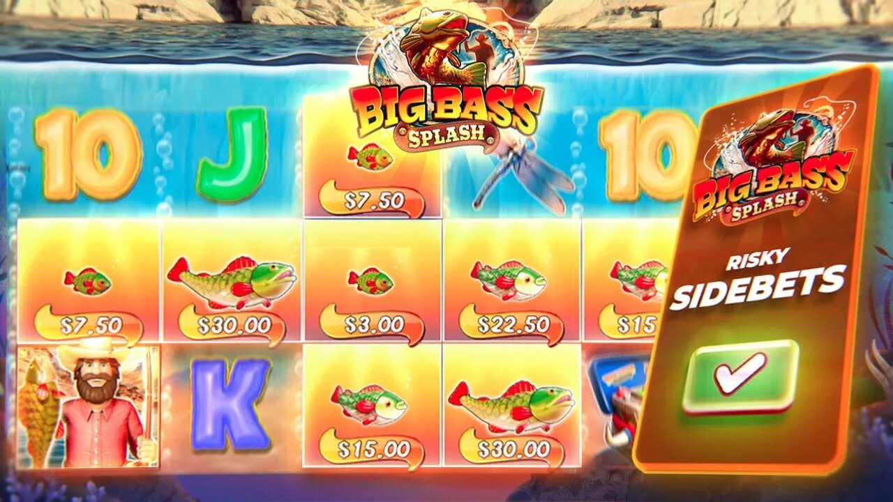 RISKY SIDE BETS ON BIG BASS SPLASH!