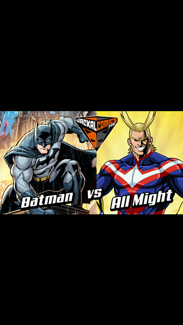 BATMAN Vs. ALL MIGHT - Comic Book Battles: Who Would Win In A Fight? My Hero Academia