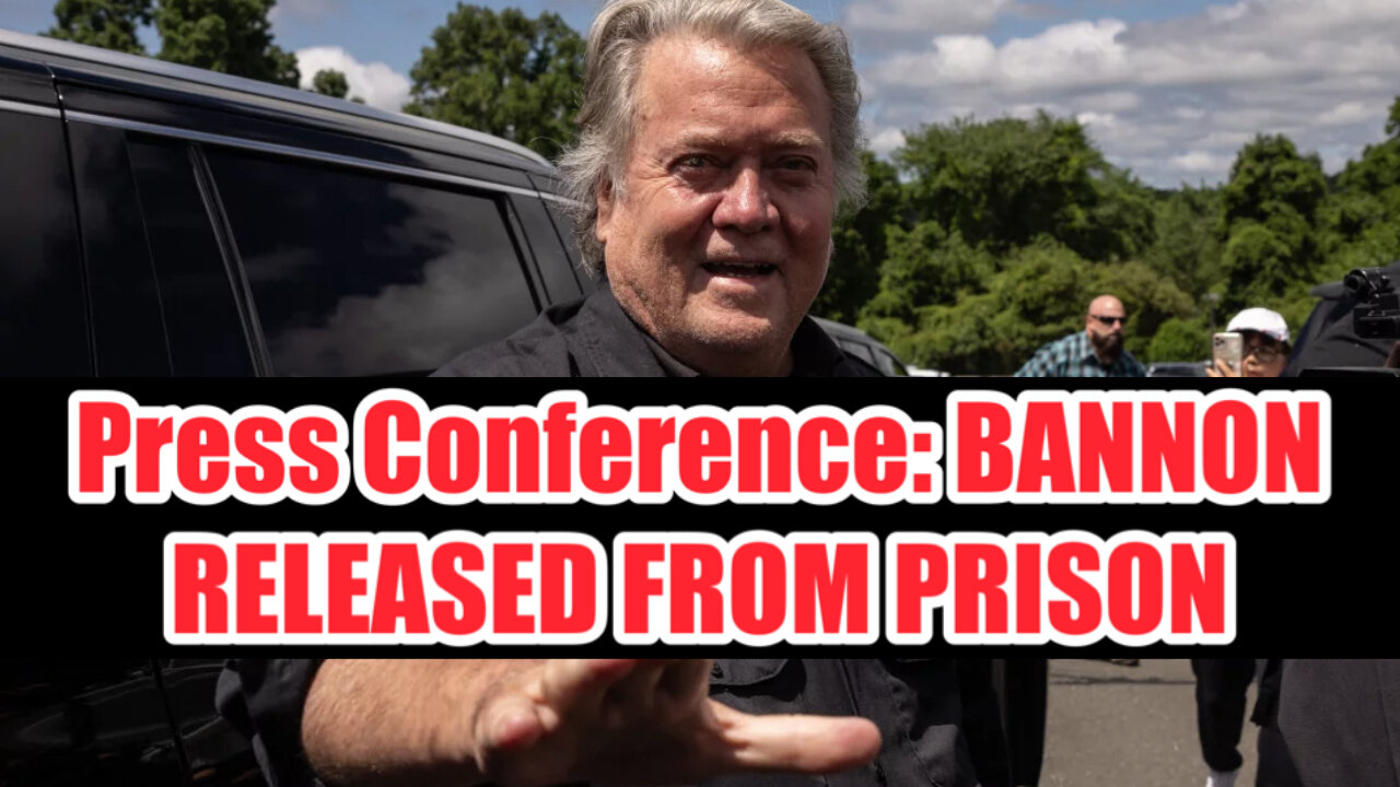 Press Conference: Bannon Released from Prison