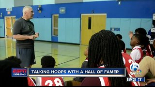 Bobby Hurley visits PB County 4/3