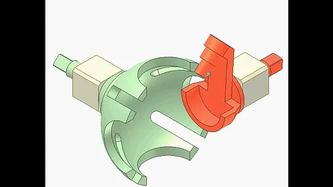 3150 Spatial Geneva mechanism 2