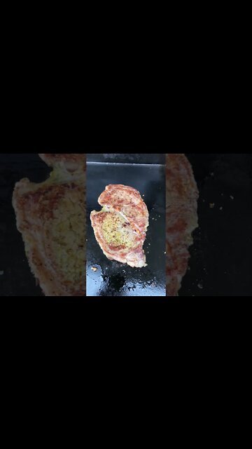 Ribeye on the Blackstone Griddle #shorts #blackstone #ribeye