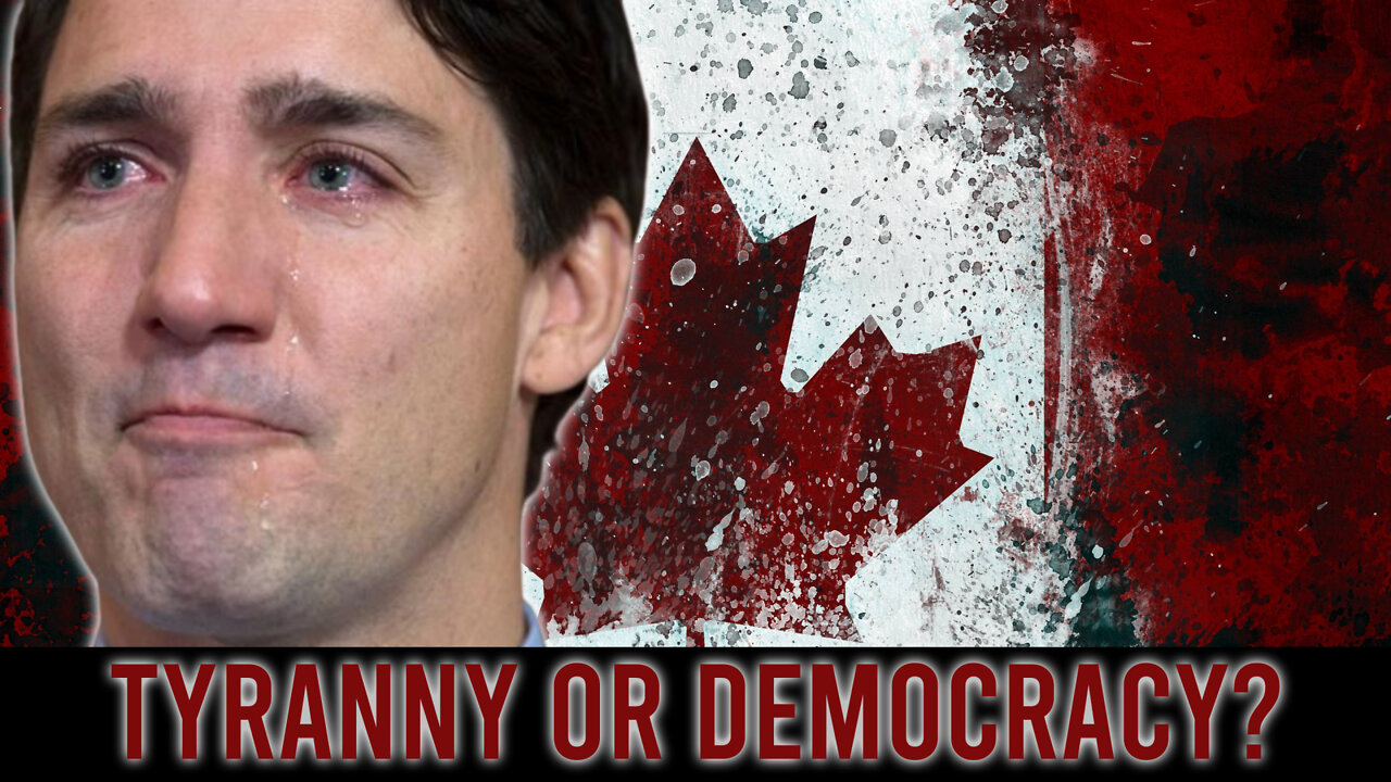 Justin Trudeau claim to defend Democracy/Trucking convoy tyrant news