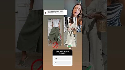 Dica pra baixinha! Comenta SIM ou NÃO para eu saber se você percebeu a diferença,combinado? #shorts
