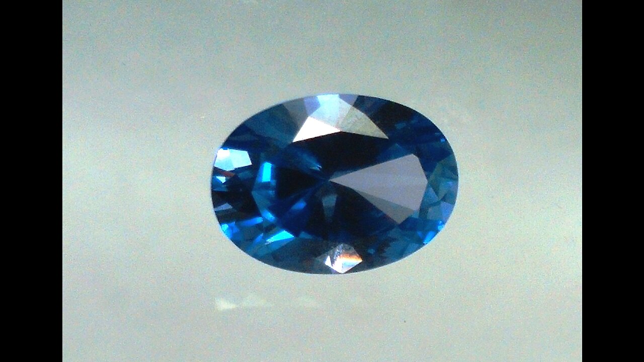 YAG Tanzanite Imitation Long Oval