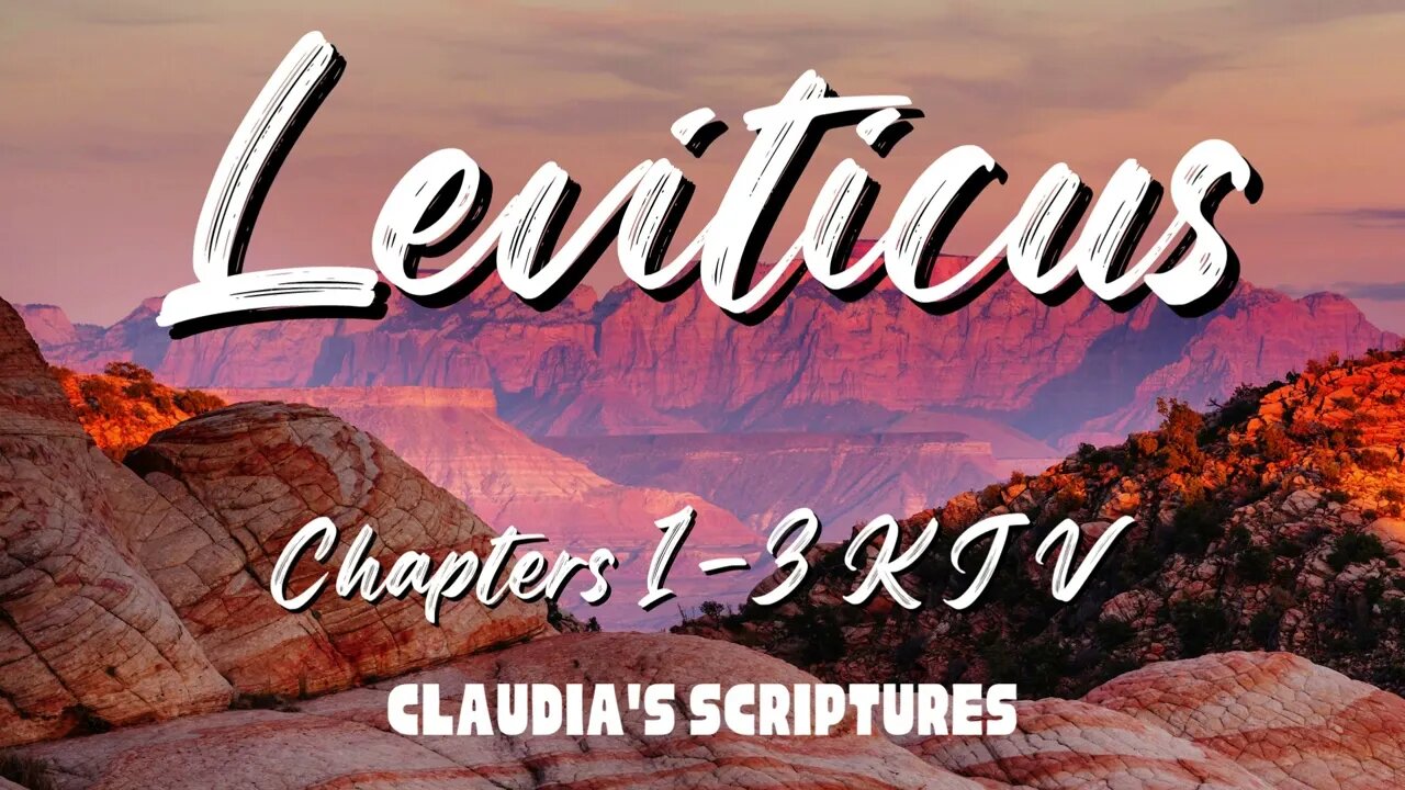 The Bible Series Bible Book Leviticus Chapters 1-3 Audio