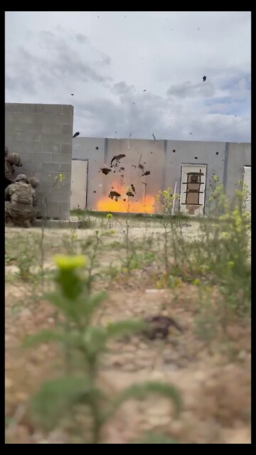 Fire in the Hole! Combat Engineers Practice Explosive Breaching
