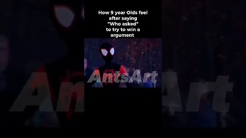 Who Asked? #shorts #meme #edit #capcut #spiderman #milesmorales #shortsfeed #subscribe #short #memes