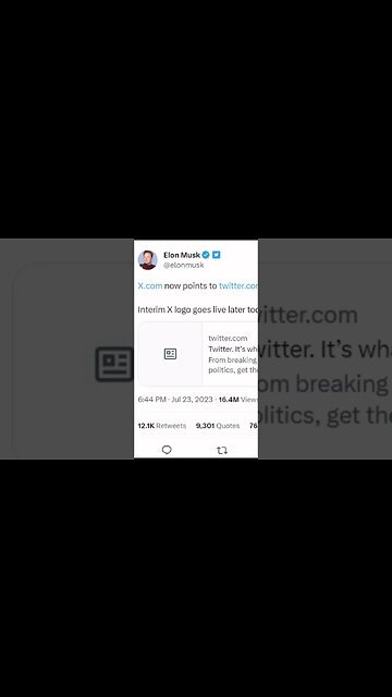 Twitter to become X #twitter #x