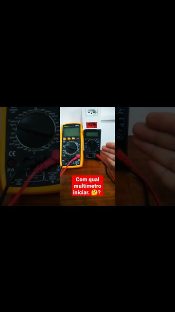 Com qual multímetro devo iniciar? 🤔
